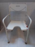 Douchestoel met armleuningen, in hoogte verstelbaar, Ophalen, Zo goed als nieuw