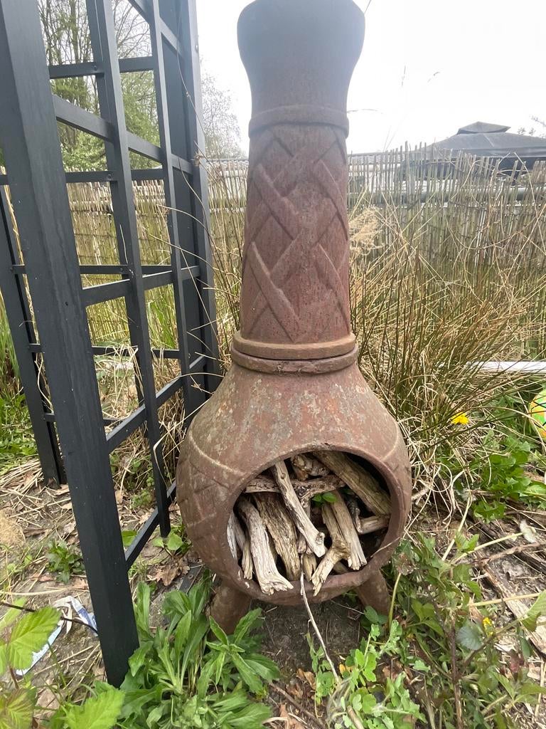 Tuinhaard van metaal, Ophalen, Gebruikt