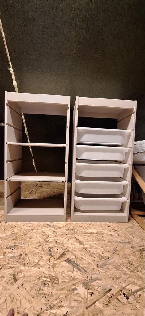 2x IKEA Trofast kasten met planken en bakken, Huis en Inrichting, Ophalen, Gebruikt
