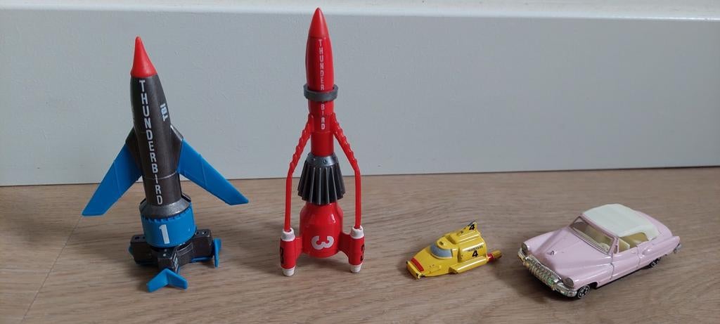 Thunderbird 1, 3 en Roze Auto, Ophalen of Verzenden, Zo goed als nieuw