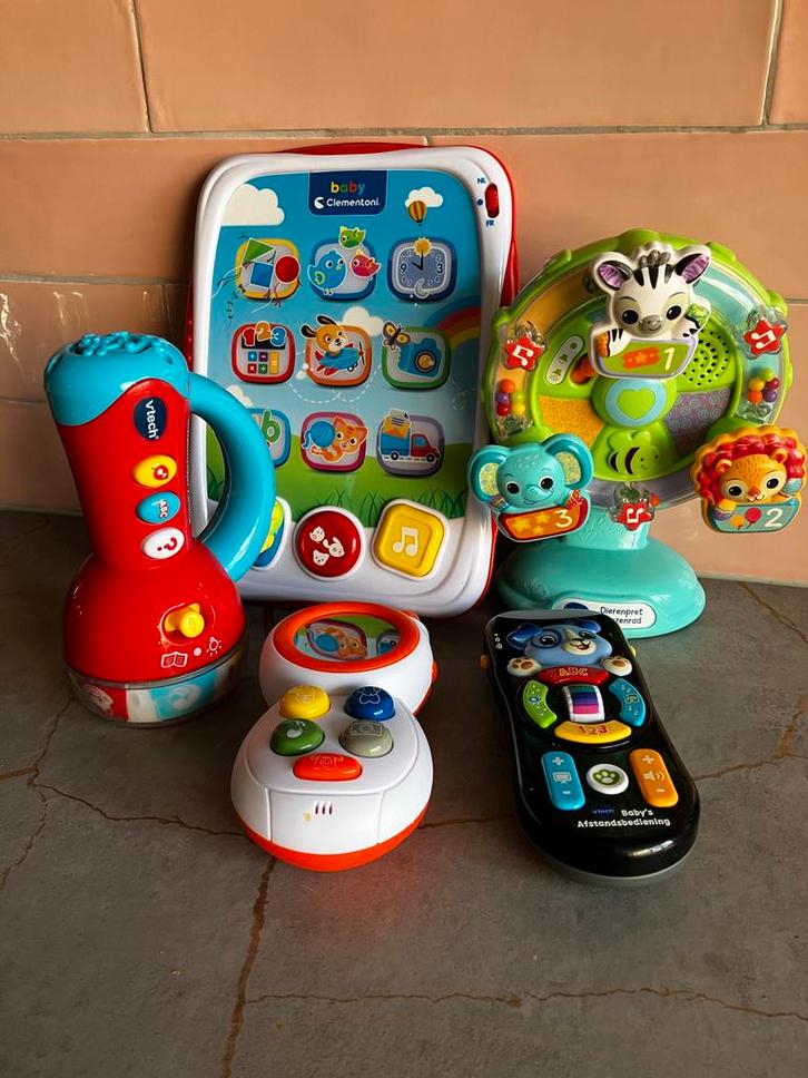 Elektronisch speelgoed: Vtech, Clementoni, Nijntje, Kinderen en Baby's, Speelgoed | Babyspeelgoed, Gebruikt, Overige typen, Met licht