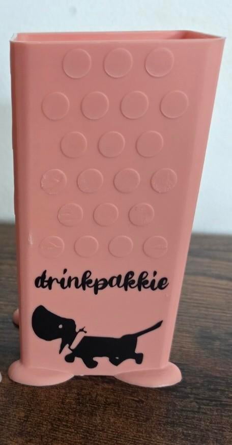 Gepersonaliseerde Drinkpakjes Houder met Unieke Tekst, Ophalen of Verzenden, Nieuw