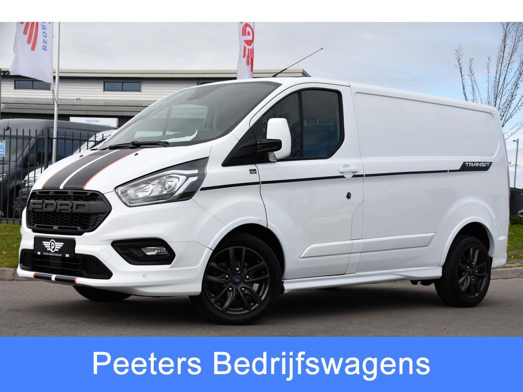 Ford Transit Custom 290 2.0 TDCI L1H1 Sport Camera, Cruise,, Auto's, 15 km/l, Euro 6, Leder en Stof, Wit