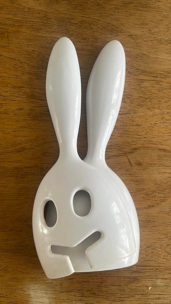 Leuk sla / salade bestek in konijnenkop vorm - Alessi?, Ophalen, Zo goed als nieuw, Kunststof