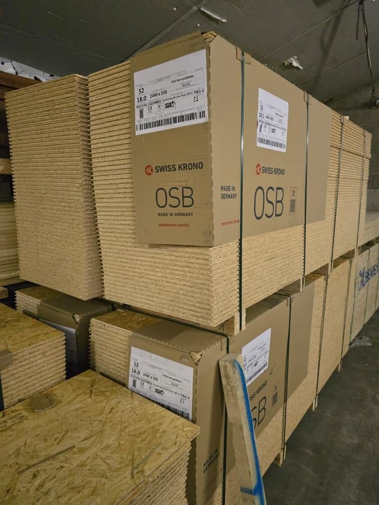 OSB 3 Platen - Bezorgd of Afhalen, Ophalen of Verzenden, Nieuw, Hout, Minder dan 20 mm