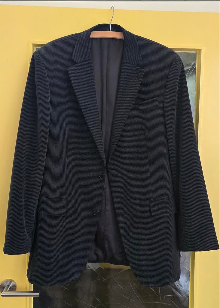 Net donkergrijs ribfluwelen colbert van Carl Gross maat 52, Maat 52/54 (L), Carl Gross, Ophalen of Verzenden, Zo goed als nieuw