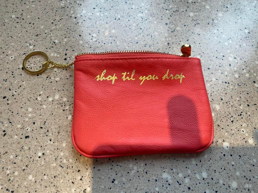 Indigo  roze portemonnee met sleutelhanger, Sieraden, Tassen en Uiterlijk, Portemonnees, Ophalen of Verzenden, Zo goed als nieuw