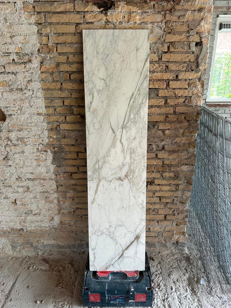 Marmer Oro Vensterbank Plaat - 37x150 cm, Overige materialen, Gebruikt, Minder dan 5 m², Ophalen