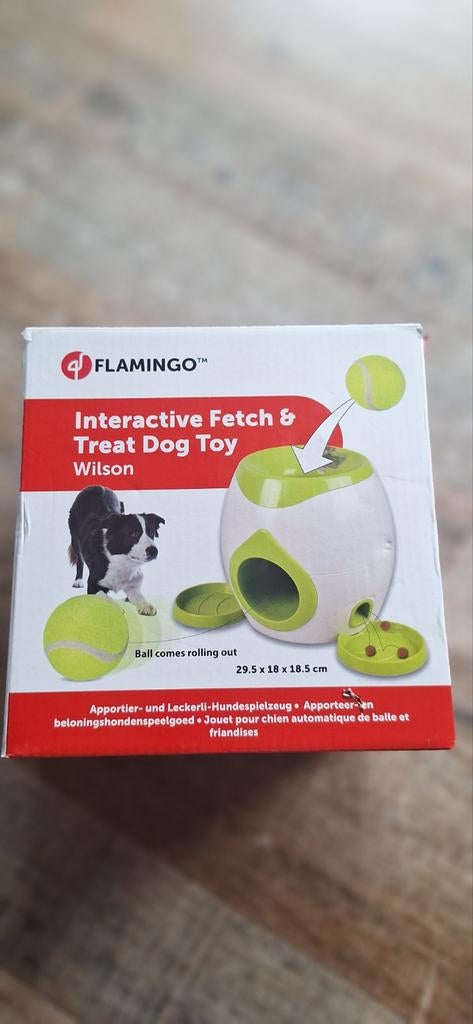 Hondenspeelgoed  fetch and treat  dog Toy, Ophalen of Verzenden, Zo goed als nieuw, Intelligentiespeelgoed