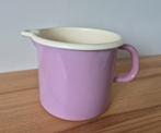 Riess emaille pan roze 1 ltr, Ophalen of Verzenden, Zo goed als nieuw, Overige materialen