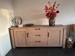 Massief eiken dressoir - B210xH85xD50, Ophalen, Eikenhout, Zo goed als nieuw, 200 cm of meer