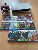 PlayStation 5 inclusief games, Spelcomputers en Games, Games | Sony PlayStation 5, Ophalen, Zo goed als nieuw