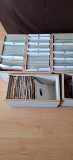 Grote collectie singles (7 inch) in opbergboxen p/m 1250, Ophalen, Gebruikt, 7 inch, Single