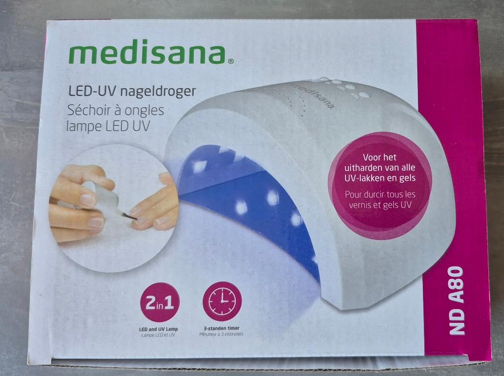 Medisana  LED/UV nageldroger nieuw ongebruikt, Witgoed en Apparatuur, Persoonlijke-verzorgingsapparatuur, Ophalen, Nieuw, Hand- en Voetverzorging