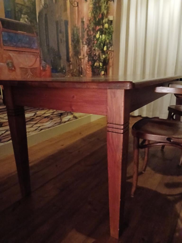 Grote eetkamertafel., Ophalen