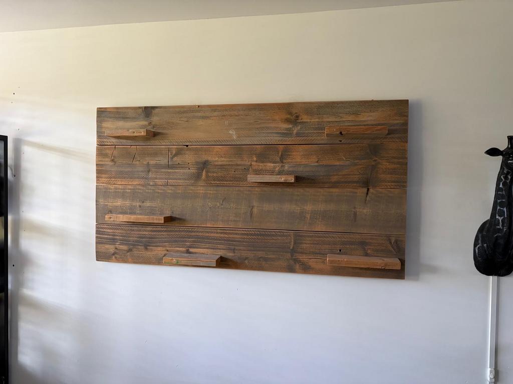 Wanddecoratie/plankjes van steigerhout, Ophalen of Verzenden, Zo goed als nieuw