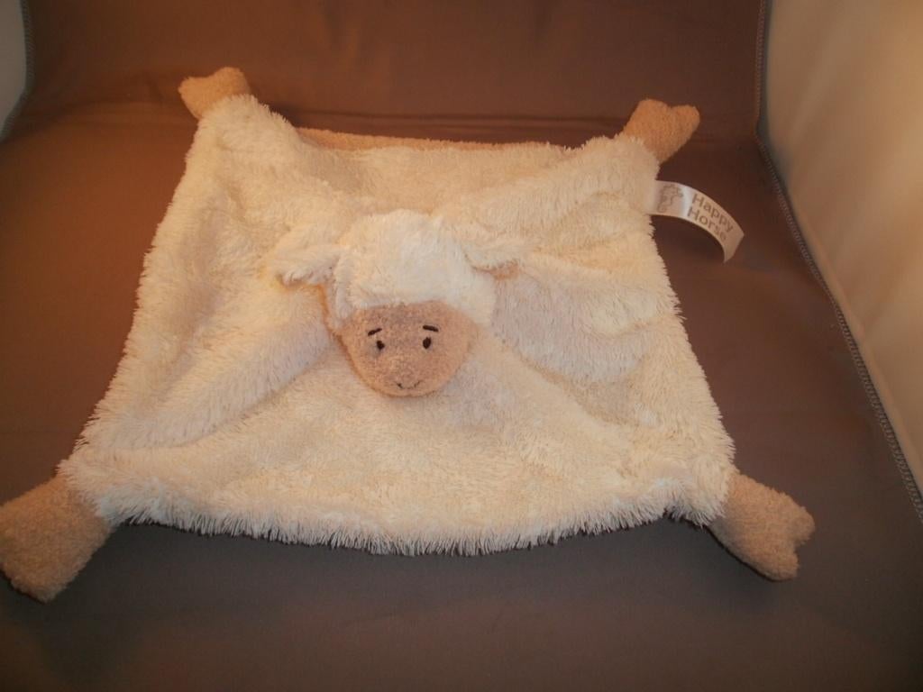 Happy horse schaap lammy met knisper op de punt en rammel, Kinderen en Baby's, Speelgoed | Knuffels en Pluche, Nieuw, Ophalen of Verzenden