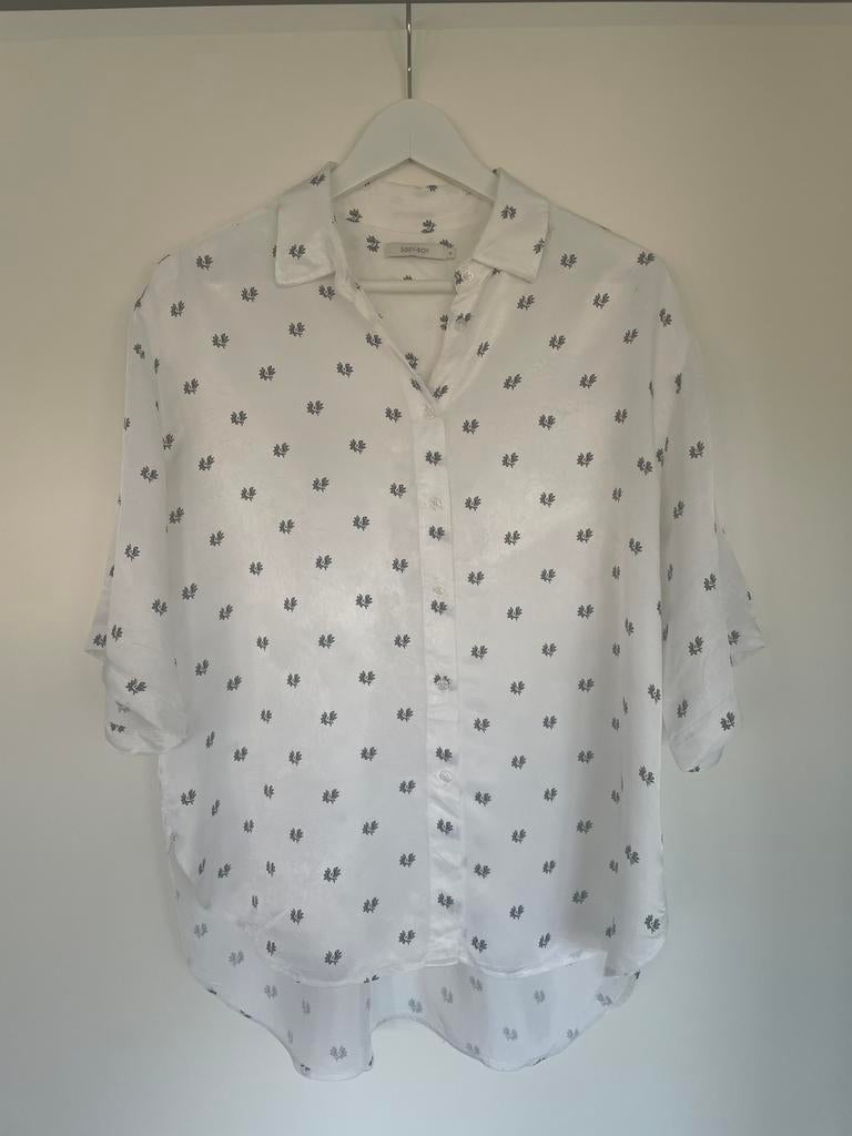 Blouse van Sissy Boy, Ophalen of Verzenden, Zo goed als nieuw, Maat 38/40 (M), Wit