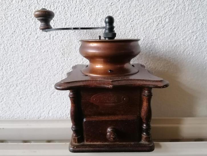 Vintage Zassenhaus Koffiemolen - Hout & Metaal, Antiek en Kunst, Antiek | Keukenbenodigdheden, Ophalen of Verzenden