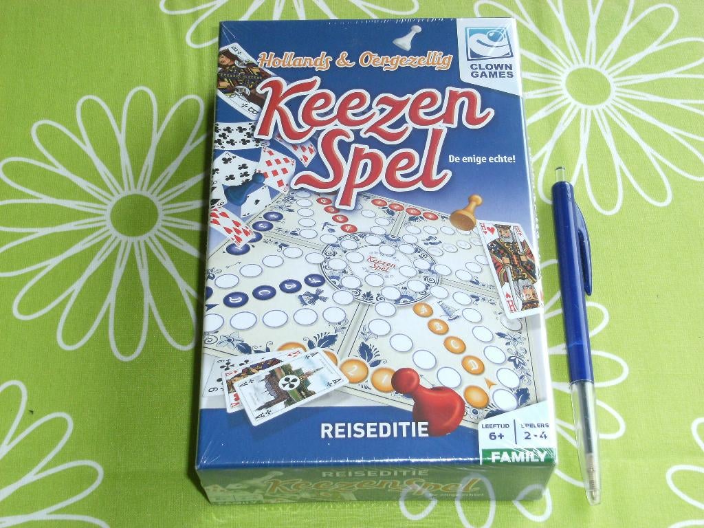 Nieuw in seal: Keezen spel reiseditie, Een of twee spelers, Ophalen of Verzenden, Nieuw
