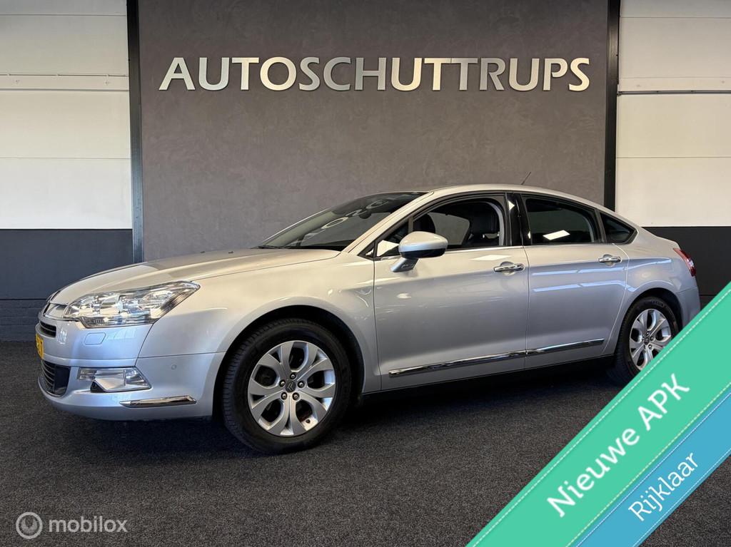Citroen C5 2.0 16V Exclusive AUTOMAAT / CLIMA / CRUISE / TR., Auto's, Citroën, Gebruikt, Zwart, 4 cilinders, Leder en Stof