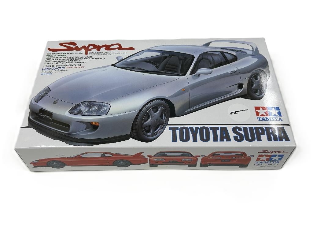 Tamiya 24123 1:24 Toyota Supra, Hobby en Vrije tijd, Modelauto's | 1:24, Ophalen of Verzenden, Nieuw, Auto, Overige merken