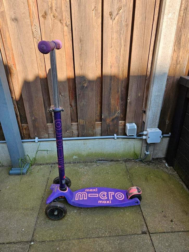 Micro Maxi Step - Paars, Fietsen en Brommers, Steps, Gebruikt, Gewone step, Ophalen