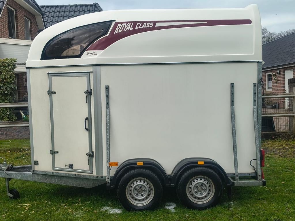 1,5 paards trailer, Ophalen