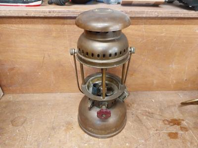 Messing Optimus 1200 lamp (mist glas)