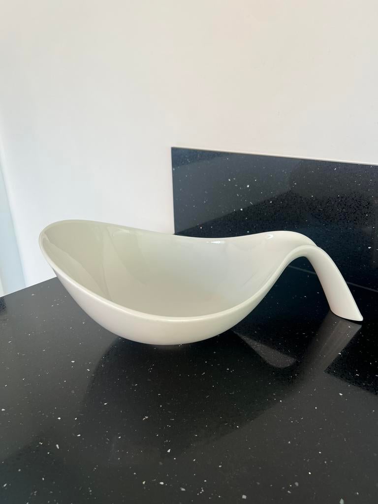 Nieuw / Villeroy & Boch Flow serveerschaal met greep, Nieuw, Ophalen of Verzenden, Schaal of Schalen, Overige stijlen