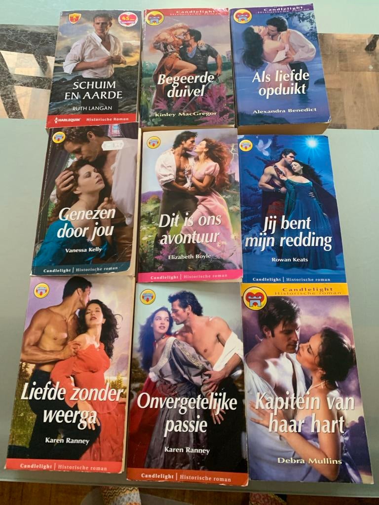 9 Candlelight Historische Romans, Boeken, Romans, Ophalen of Verzenden, Gelezen, Nederland