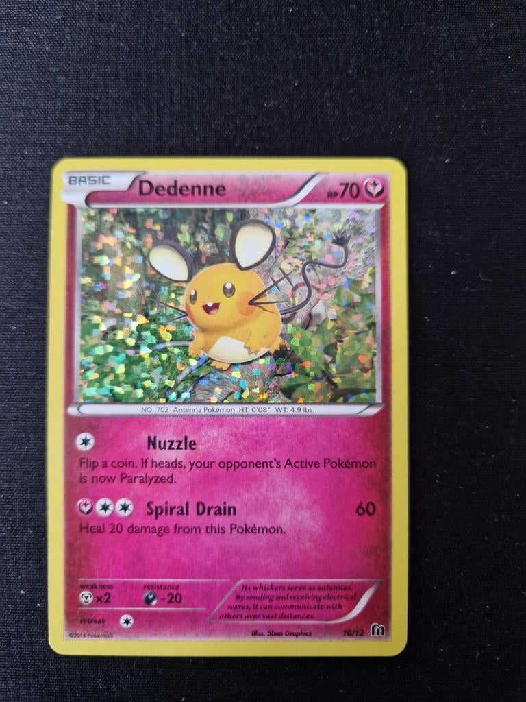 Pokemon Kaart Dedenne McDonalds collection 2016, Ophalen, Zo goed als nieuw