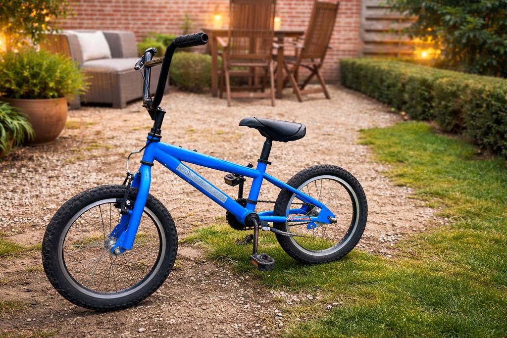 Kinder bmx voor 3-5 jaar oud, Fietsen en Brommers, Fietsen | Crossfietsen en BMX, Ophalen, Zo goed als nieuw, Staal