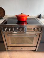 Steel Cucina Enfasi inductie fornuis 90cm, Witgoed en Apparatuur, Fornuizen, Ophalen, 60 cm of meer, 4 kookzones, Zo goed als nieuw