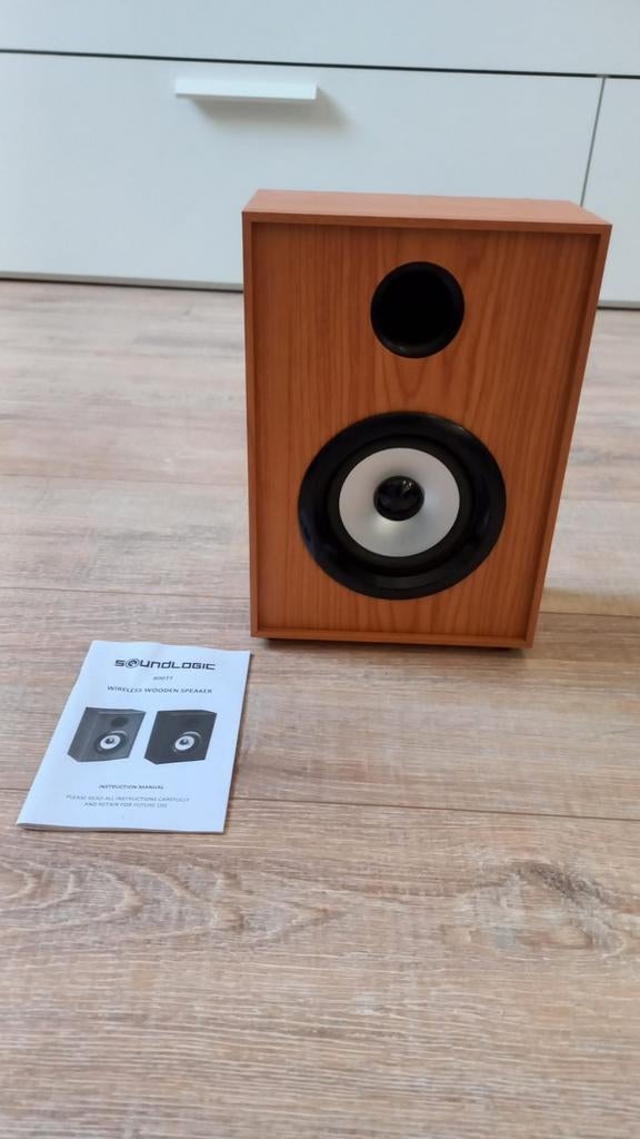 Soundlogic Houten Bluetooth Speaker - Draadloos, Overige merken, Overige typen, Nieuw, Ophalen of Verzenden