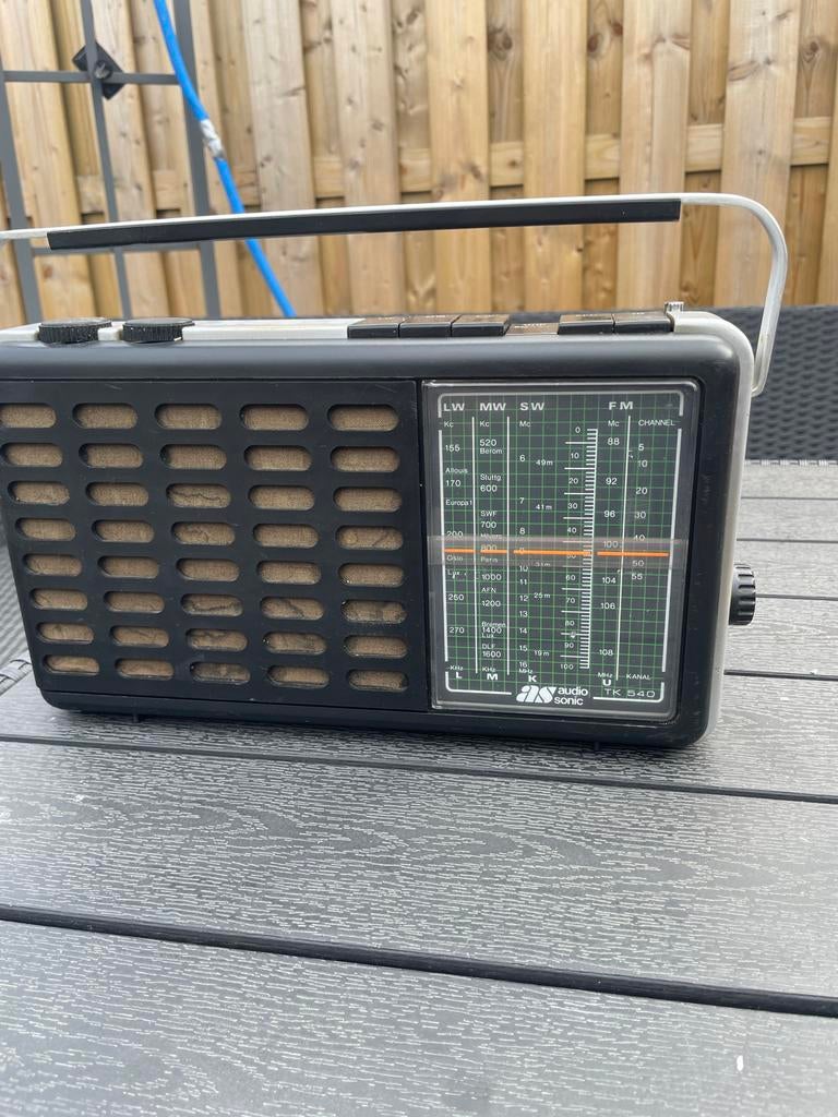 Vintage Audio Sonic TK 540 Draagbare Radio, Audio, Tv en Foto, Radio's, Ophalen of Verzenden, Gebruikt, Radio