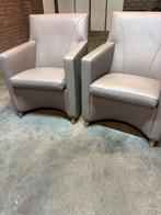 2 Leolux Dolcinea fauteuils, Ophalen, Zo goed als nieuw, Leer, 75 tot 100 cm