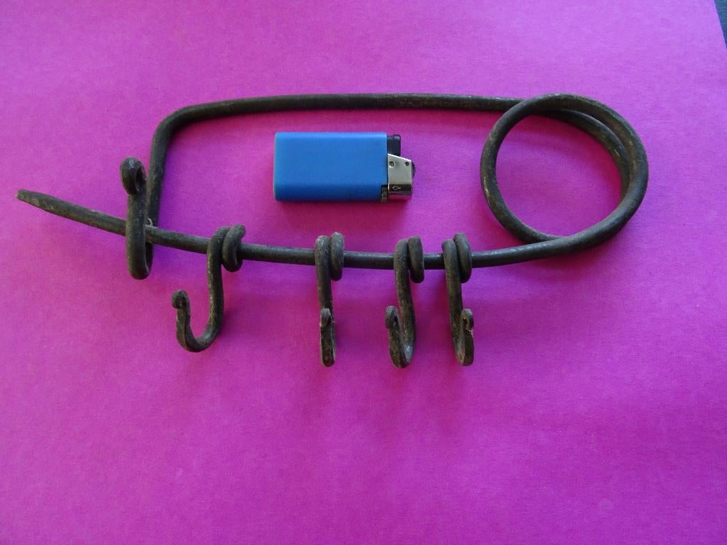 ANTIEKE SLEUTEL HAAK GESMEED SLEUTELS SLOT SLOTEN, Antiek en Kunst, Curiosa en Brocante, Ophalen of Verzenden