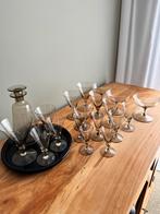 Halma servies antiek kristal Maastricht WJ Rozendaal, Ophalen of Verzenden