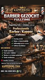 Barber gezocht in schiedam, 33 - 40 uur, Overige niveaus, Starter, Overige vormen