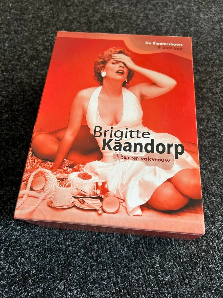 Brigitte Kaandorp de theatershows 9 dvd box, Ophalen of Verzenden, Zo goed als nieuw