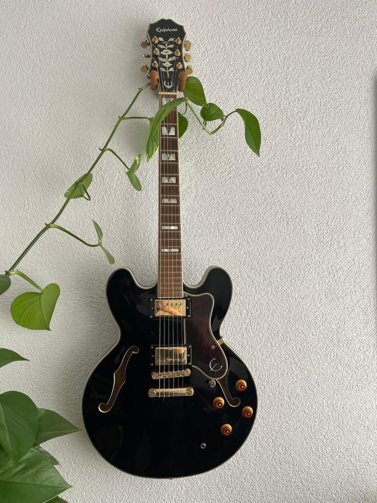 Epiphone Sheraton II te koop!, Ophalen, Zo goed als nieuw, Semi-solid body, Epiphone