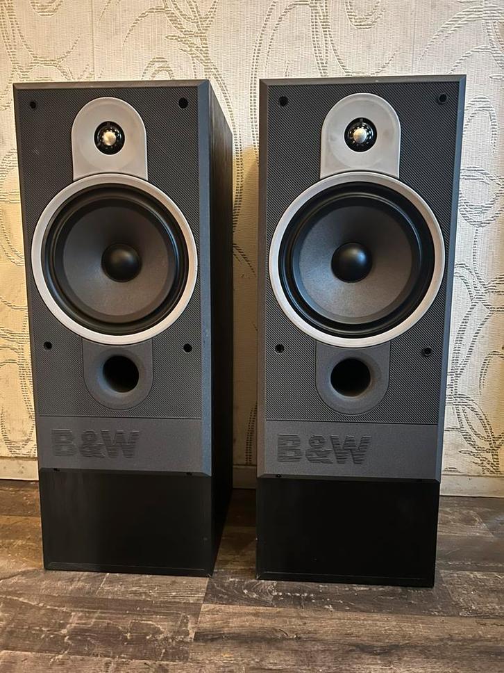 Bowers en wilkins luidsprekers, Audio, Tv en Foto, Luidsprekers, Zo goed als nieuw, Front, Rear of Stereo speakers, Bowers & Wilkins (B&W)