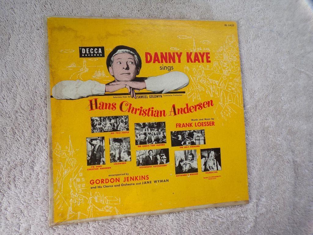 Danny Kaye sings Hans Christian Andersen ( usa fifties !! ), Gebruikt, 10 inch, Voor 1960, Fotohoes