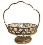 Antieke Engels brocante kristallen bonbonschaaltje, Ophalen of Verzenden