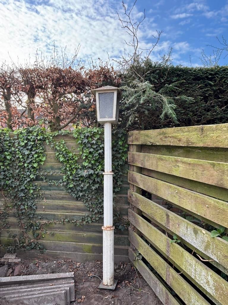 Lantaarnpaal ijzer, Tuin en Terras, Buitenverlichting, Ophalen, Staande lamp, 50 tot 250 watt, IJzer