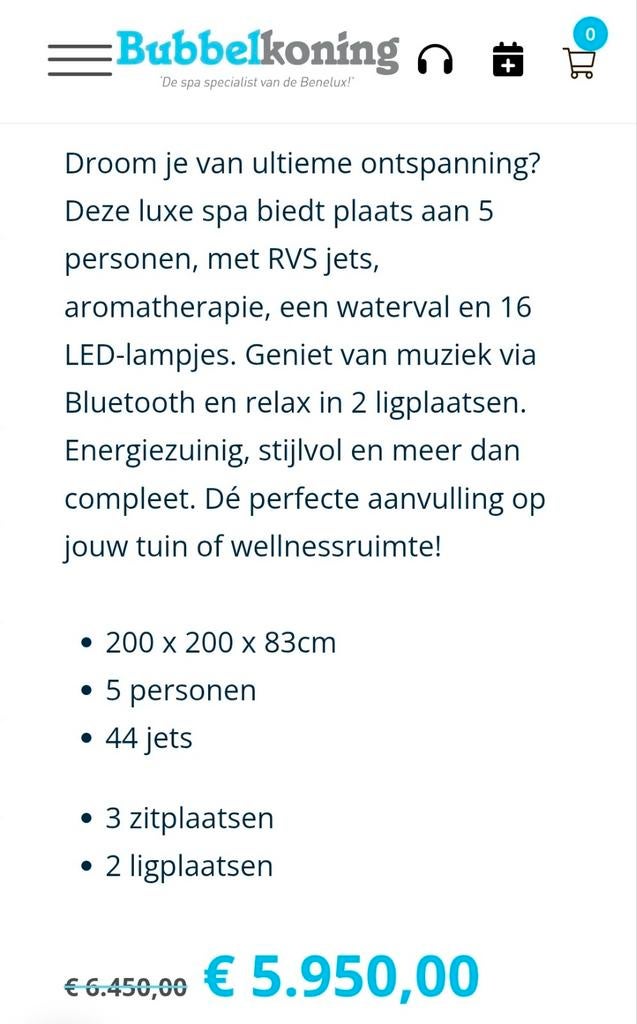Luxe Silver Edition Spa / Jacuzzi voor 4-5 personen, Ophalen, Zo goed als nieuw, Trap, Vast