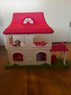 Poppenhuis little people fisherprice met geluid, Ophalen, Zo goed als nieuw, Poppenhuis