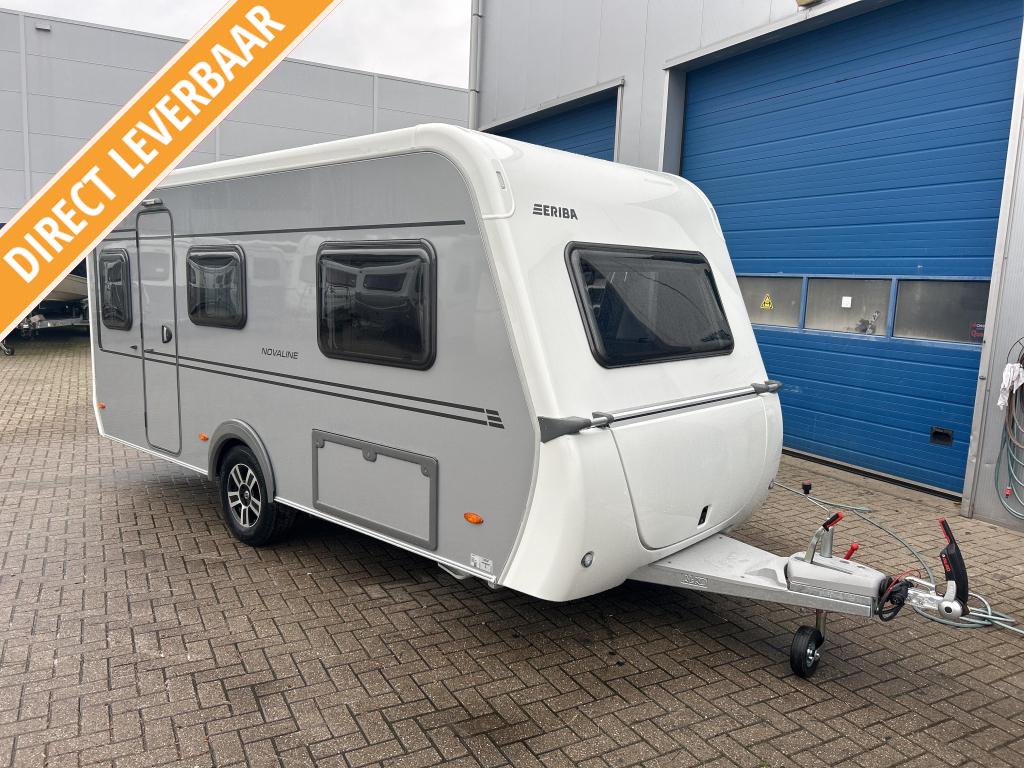 GLOEDNIEUWE Eriba Novaline 470 2026, Caravans en Kamperen, Bedrijf, 5 tot 6 meter, Eriba, Tot en met 4