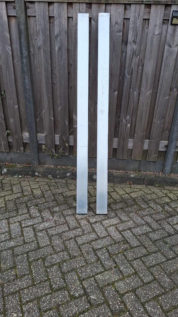 Aluminium kokers L 2160 mm B 120 mm Hoogte 30 mm Dikte 3 mm, Doe-het-zelf en Verbouw, Ophalen, Nieuw, Aluminium